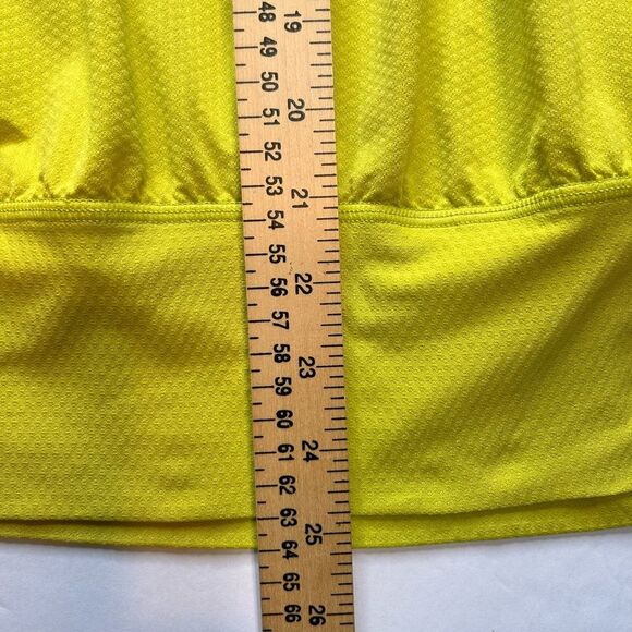 Lululemon Women’s No Limits Tank Top Sport Bra Lime Green Yellow Size 4 - Picture 9 of 16